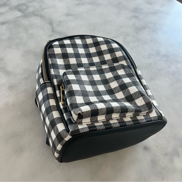 Gingham backpack. 10” x 8” - Picture 2 of 9